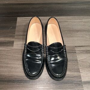 J. Crew Winona penny loafers in spazzolato leather sz 8